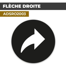 Autocollant FLÈCHE DROITE | Direction