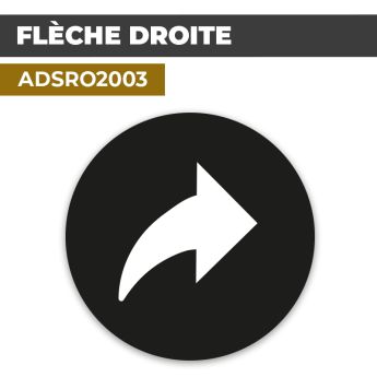 Autocollant FLÈCHE DROITE | Direction