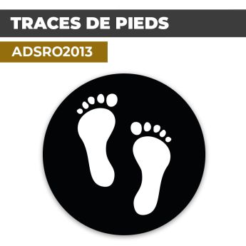 Autocollant TRACES DE PIEDS | Empreintes de pieds