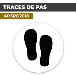 Autocollant TRACES DE PAS | Empreintes de pieds