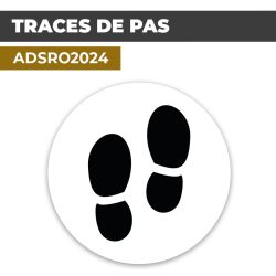 Autocollant TRACES DE PAS | Empreintes de pieds