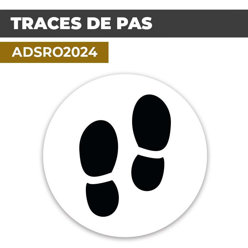 Autocollant TRACES DE PAS | Empreintes de pieds