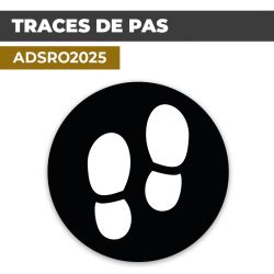 Autocollant TRACES DE PAS | Empreintes de pieds