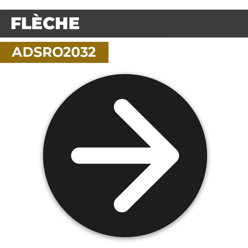 Autocollant FLÈCHE | Direction