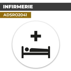 Autocollant INFIRMERIE | Médecine et soins