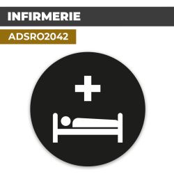 Autocollant INFIRMERIE | Médecine et soins