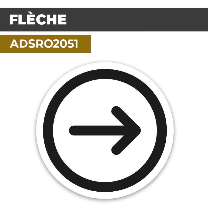 Autocollant FLÈCHE | Direction