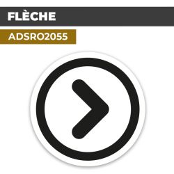 Autocollant FLÈCHE | Direction