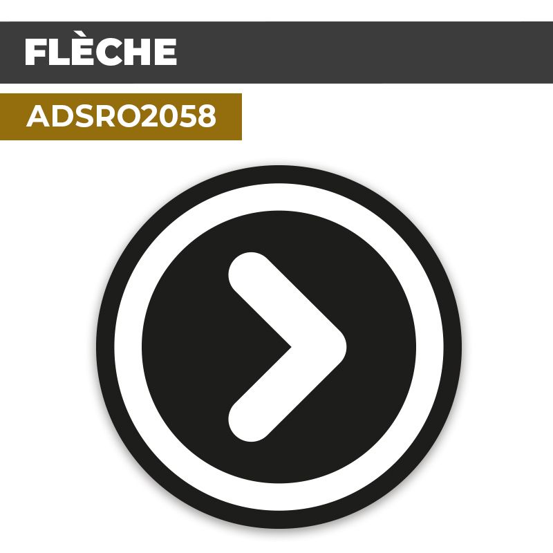 Autocollant FLÈCHE | Direction
