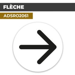 Autocollant FLÈCHE | Direction