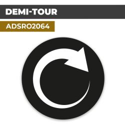 Autocollant DEMI-TOUR | Direction