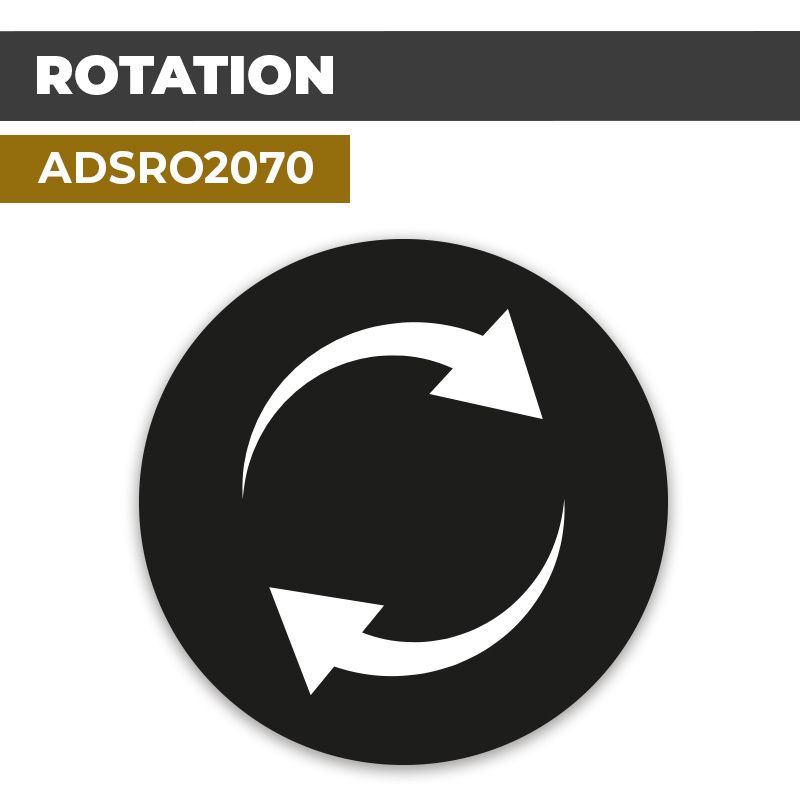 Autocollant ROTATION | Direction