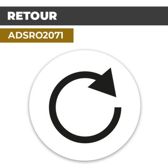 Autocollant RETOUR | Direction