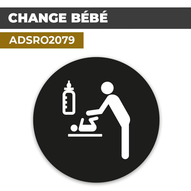 Autocollant CHANGE BÉBÉ | Hygiène de l'enfant