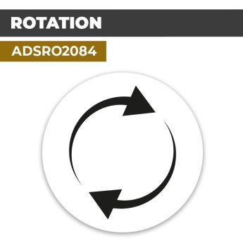 Autocollant ROTATION | Direction