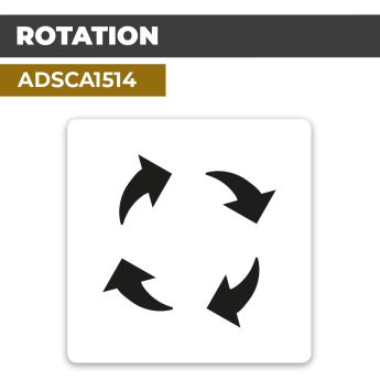 Autocollant ROTATION | Direction