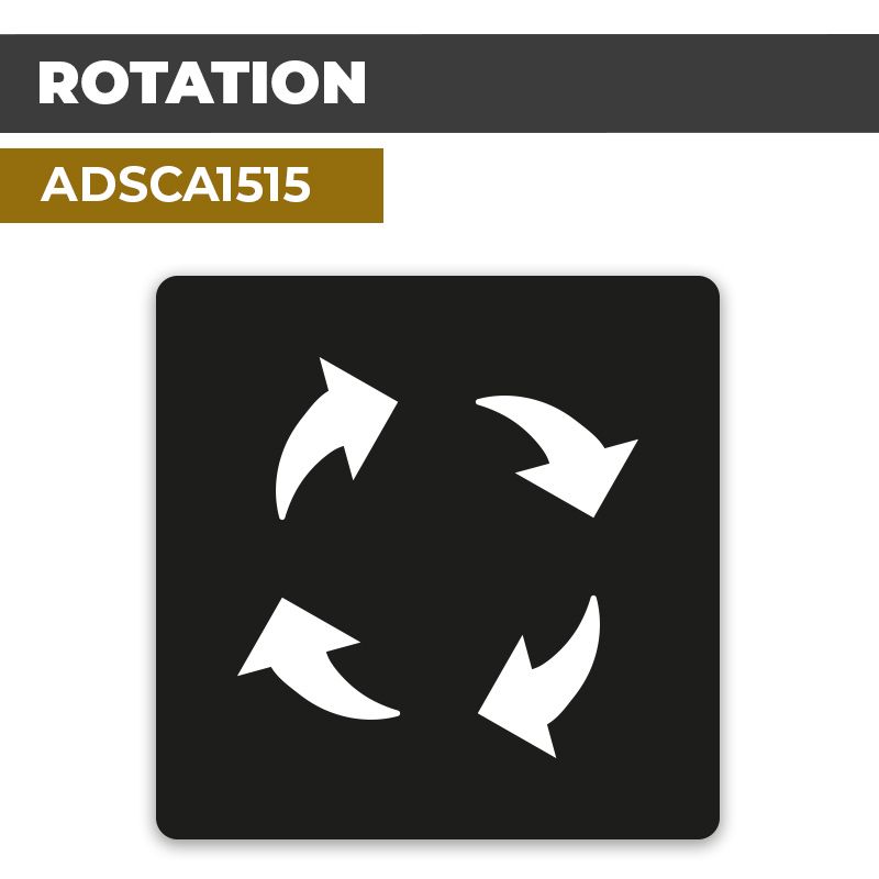 Autocollant ROTATION | Direction