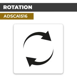 Autocollant ROTATION | Direction