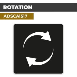 Autocollant ROTATION | Direction