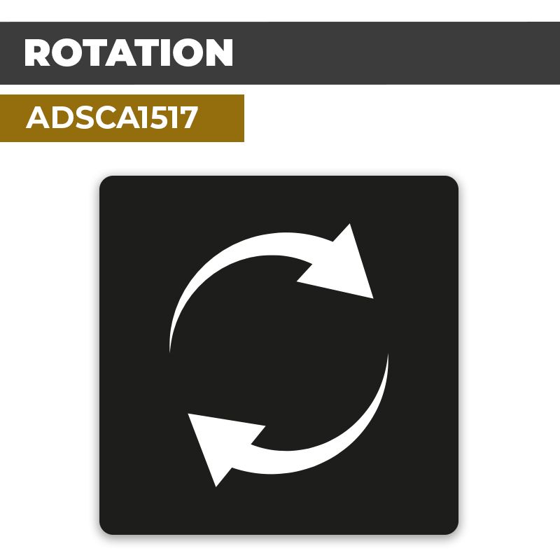 Autocollant ROTATION | Direction