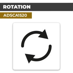 Autocollant ROTATION | Direction