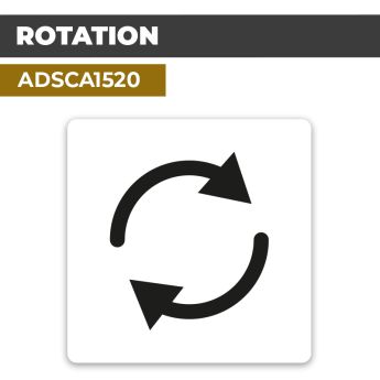 Autocollant ROTATION | Direction