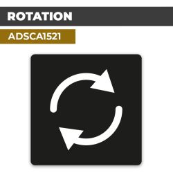 Autocollant ROTATION | Direction