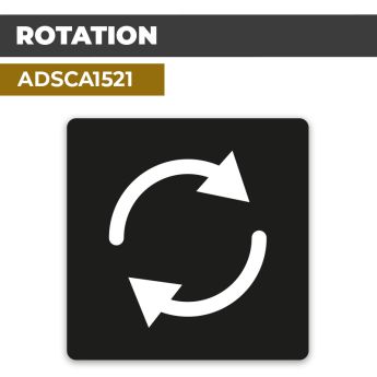 Autocollant ROTATION | Direction