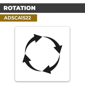 Autocollant ROTATION | Direction
