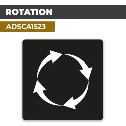 Autocollant ROTATION | Direction