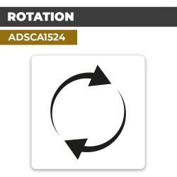 Autocollant ROTATION | Direction