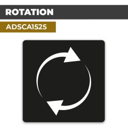 Autocollant ROTATION | Direction
