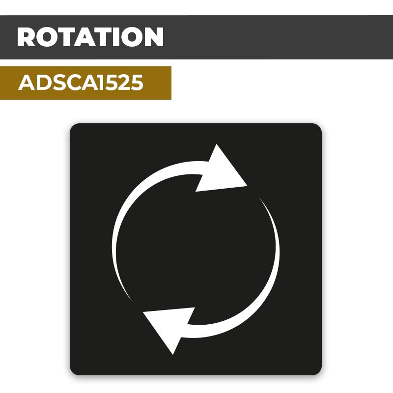 Autocollant ROTATION | Direction