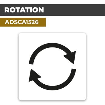 Autocollant ROTATION | Direction