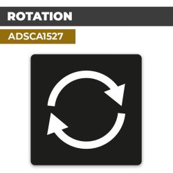 Autocollant ROTATION | Direction