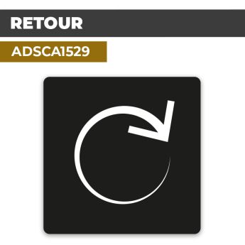Autocollant RETOUR | Flèches