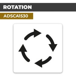 Autocollant ROTATION | Direction