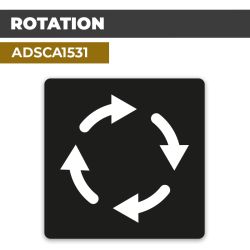 Autocollant ROTATION | Direction