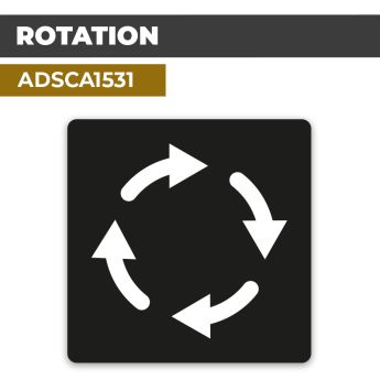 Autocollant ROTATION | Direction