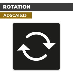 Autocollant ROTATION | Direction