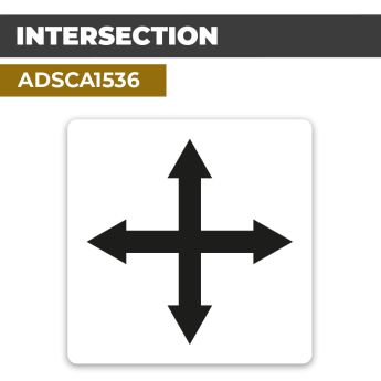 Autocollant INTERSECTION | Direction