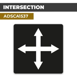 Autocollant INTERSECTION | Direction
