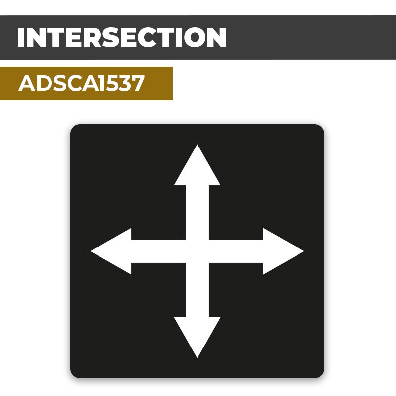 Autocollant INTERSECTION | Direction