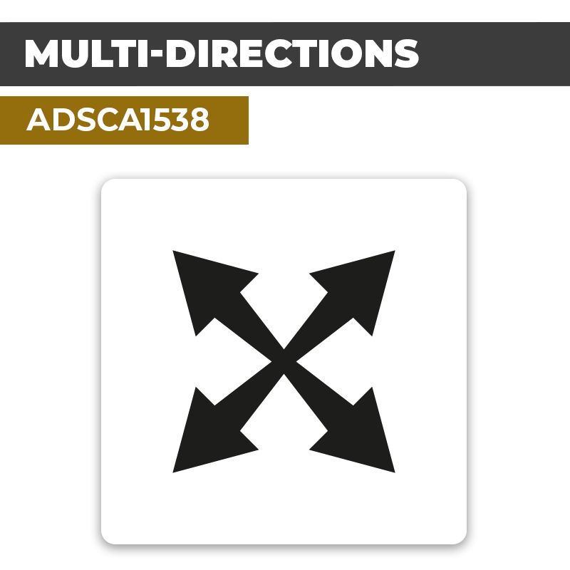 Autocollant MULTI-DIRECTIONS | Direction