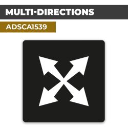Autocollant MULTI-DIRECTIONS | Direction