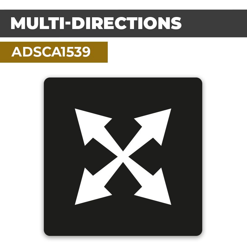 Autocollant MULTI-DIRECTIONS | Direction