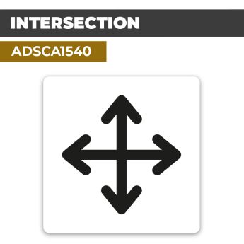 Autocollant INTERSECTION | Direction