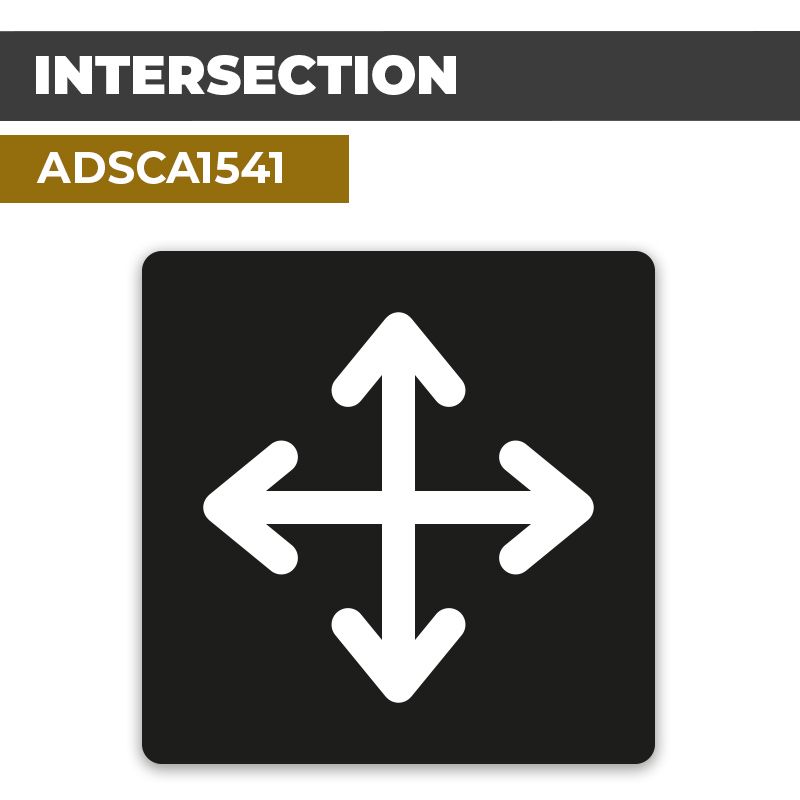 Autocollant INTERSECTION | Direction