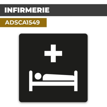 Autocollant INFIRMERIE | Soins et médecine