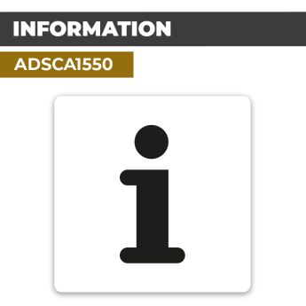 Autocollant INFORMATION | Renseignements